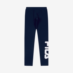 Fila Linear - Naisten Leggingsit - Laivastonsininen | FI-49292